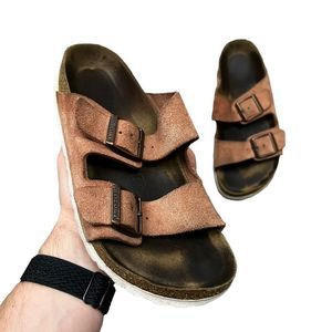 Birkenstock Arizona Pink Suede 36 Narrow
